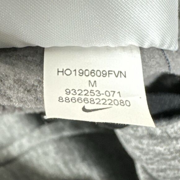 Nike Dri Fit Sweatpants Men's Medium Gray Casual Joggers Tapered - Picture 5 of 7